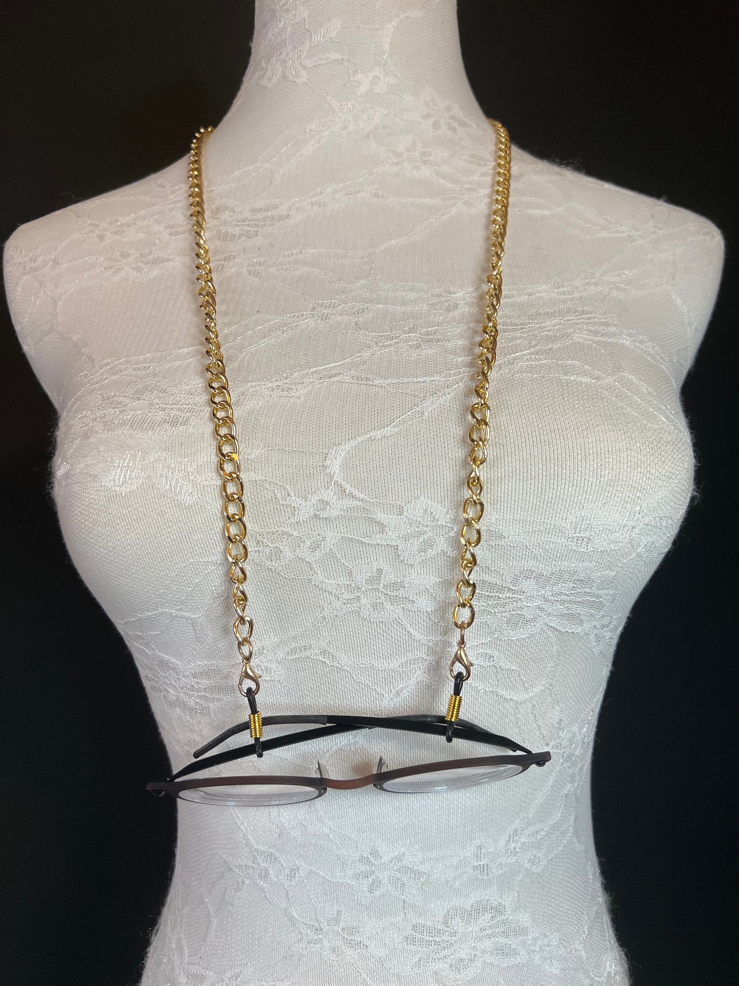 Glasses chain, Spectacles Chain, silver, gold, men’s, ladies, children’s, handmade