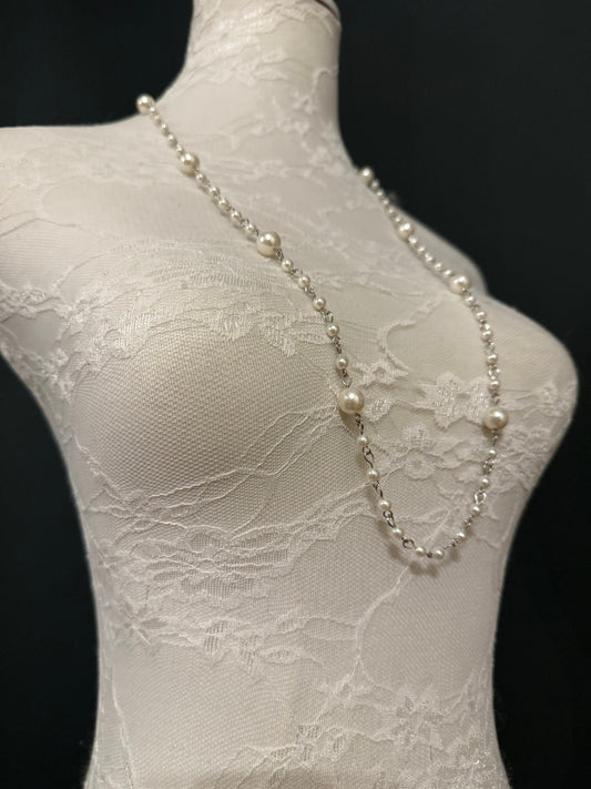 Pearl Necklace, Fashion Necklace, Bridal, Dress, Accessory
