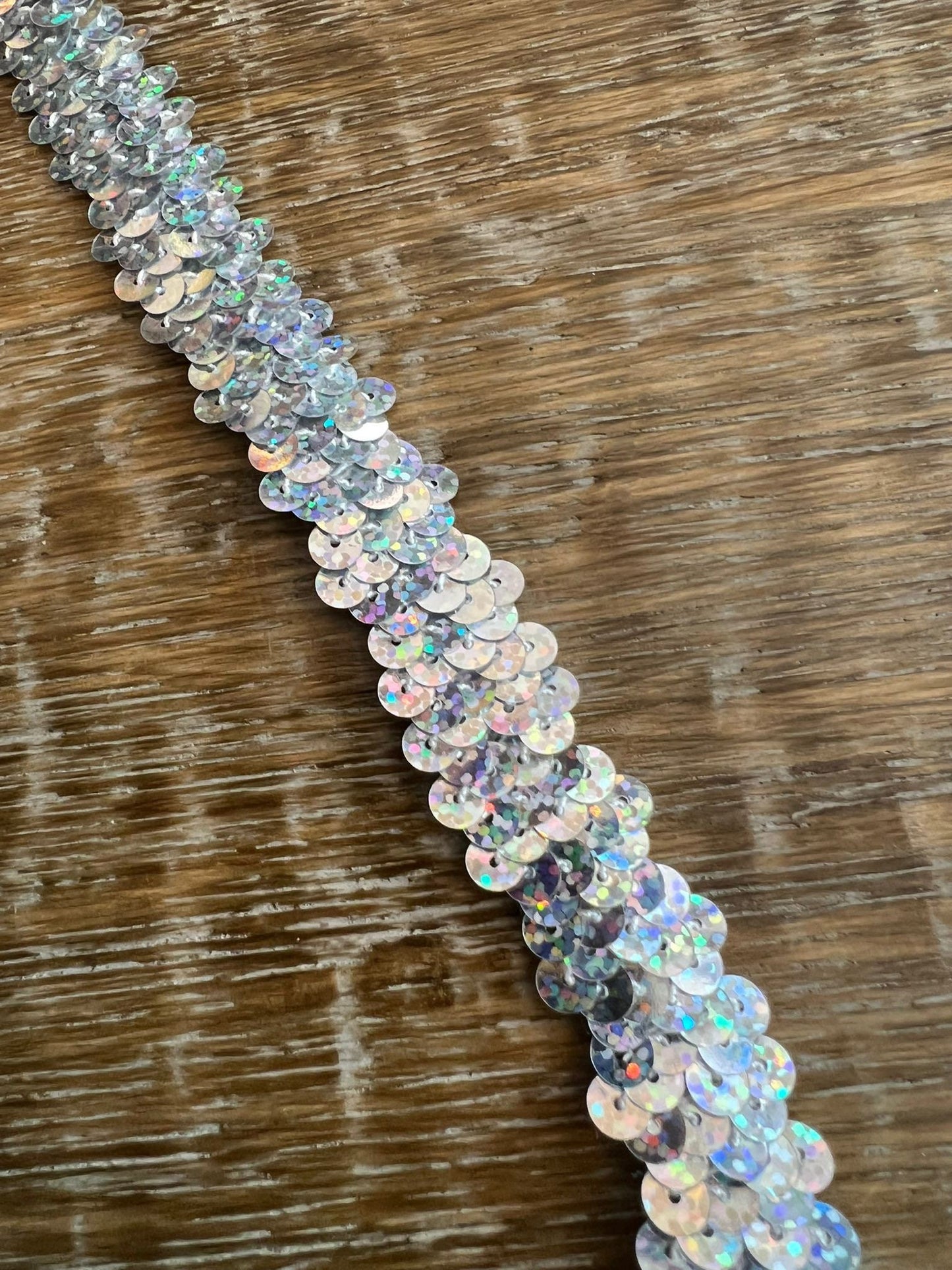18mm Stretch Sequins Elastic Trim, Craft Sewing, 8 Colours