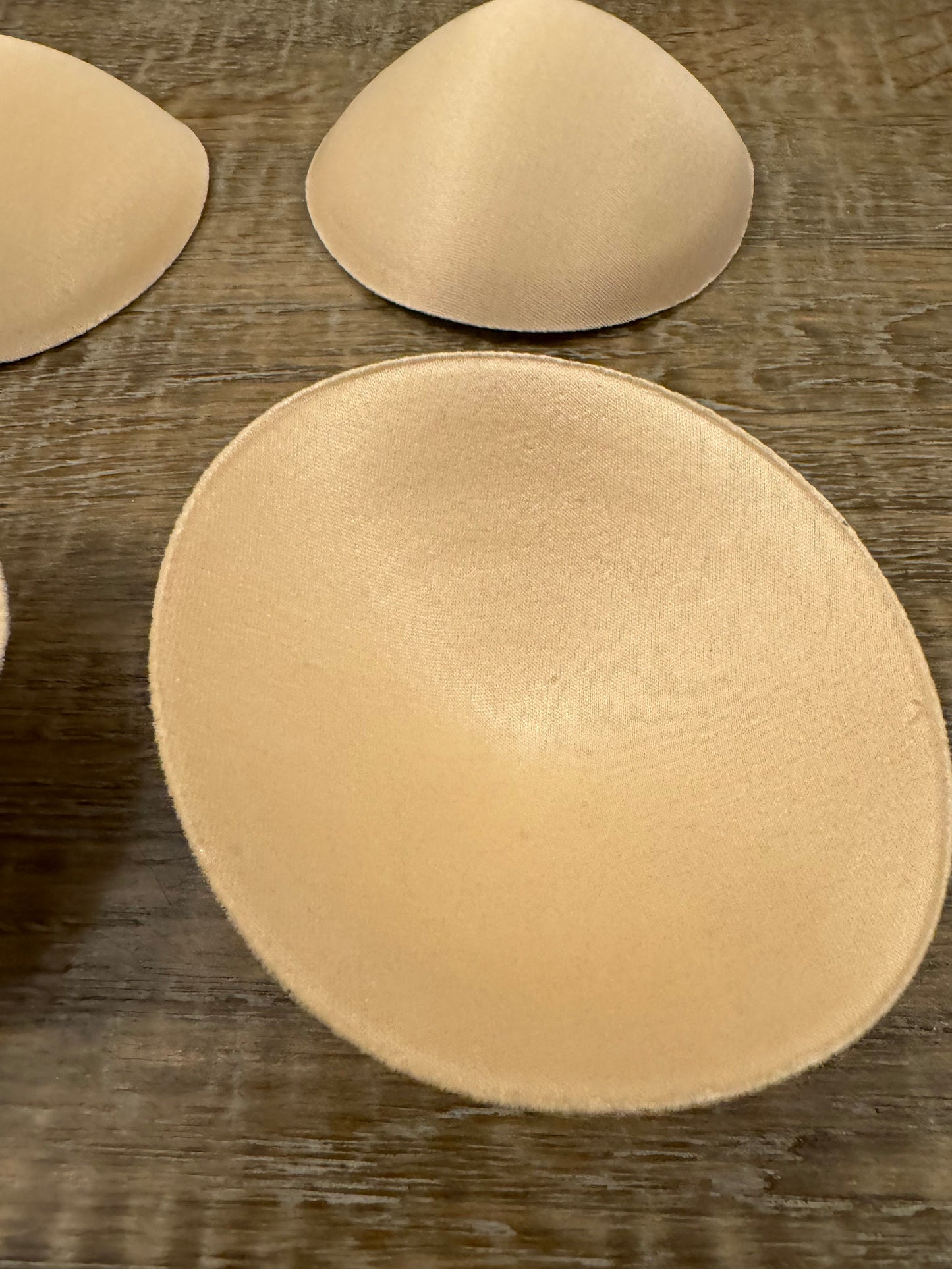 Beige Bra Cups, Medium Size, Bra Replacement, Sewing Supplies