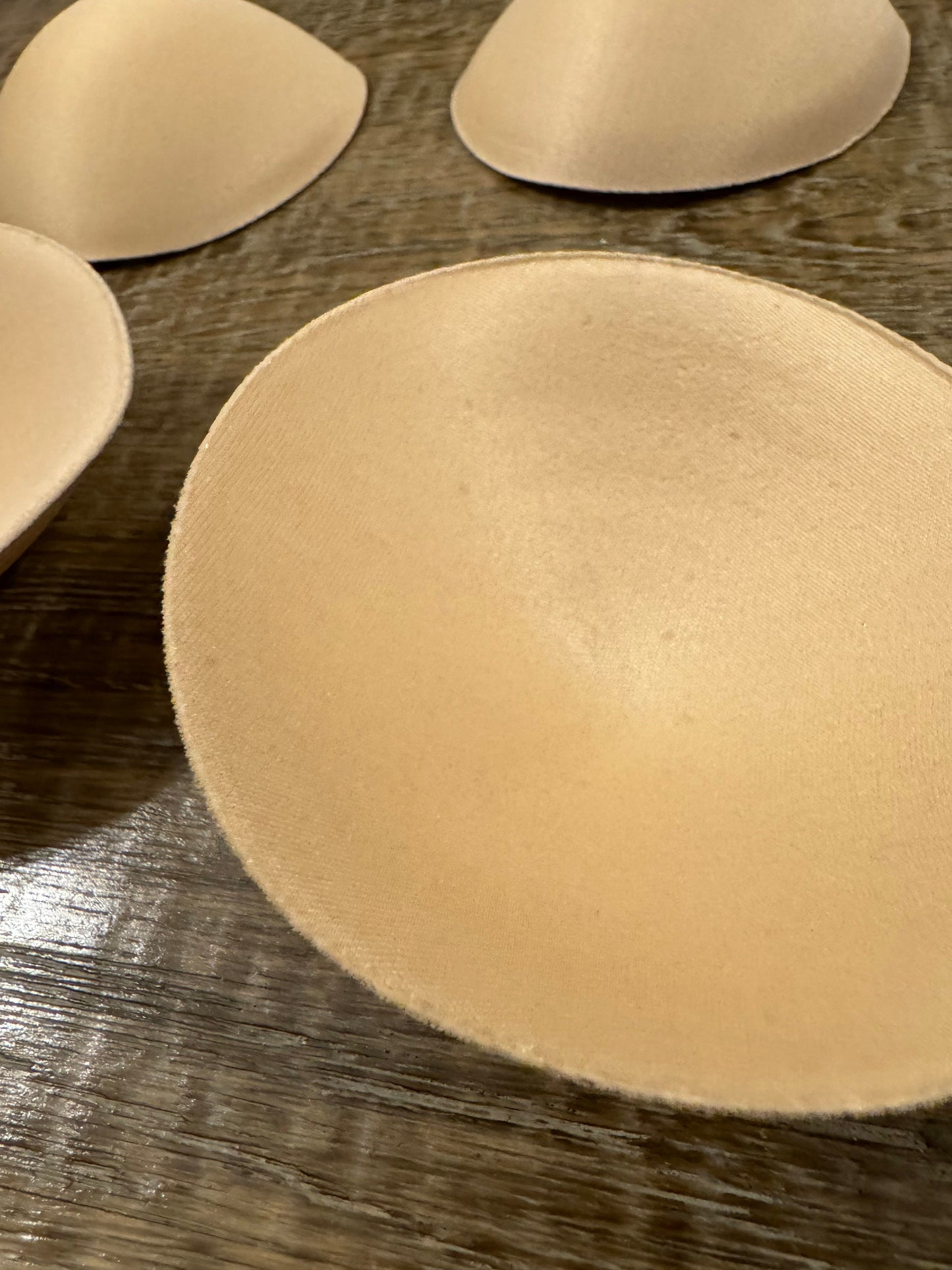 Beige Bra Cups, Medium Size, Bra Replacement, Sewing Supplies