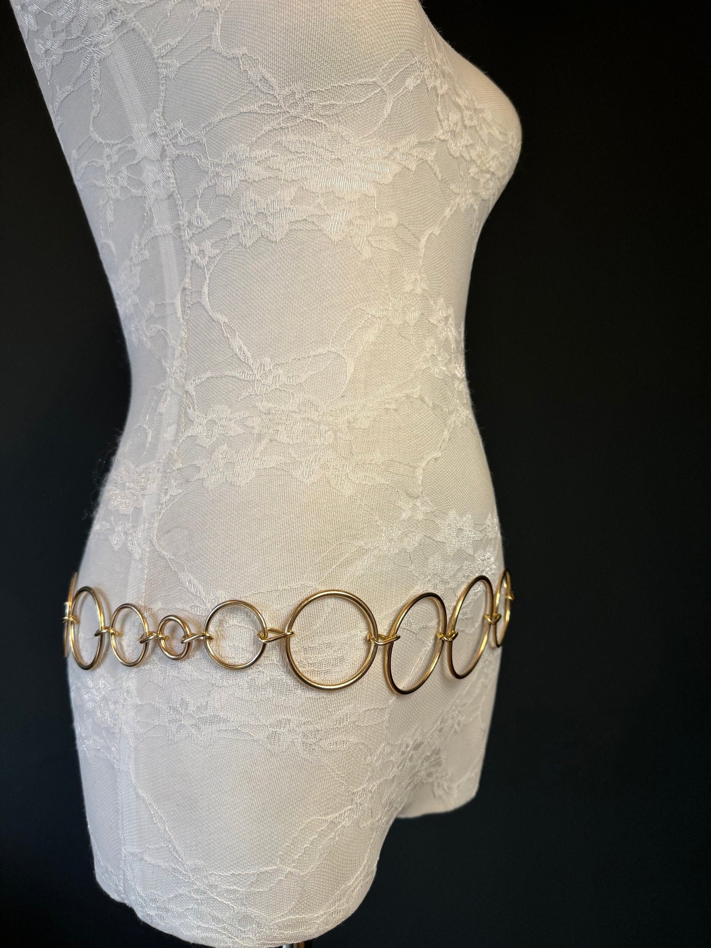 X-long Belt, Ring Belt, Fashion Belt, Silver, Gold, Ring Belts, Silver, Gold, Waist size 18”-60”, Dress Belt, Swimwear, Gift, Plus Sizes