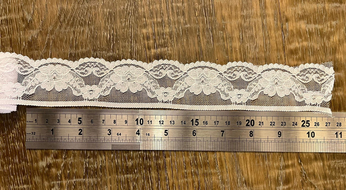 45mm Wide Lace, Stretch Lace, High Quality in 19 Colours, Clothing, Fashion, Lingerie, Tops, Craft Lace, Tops, Edging Lace