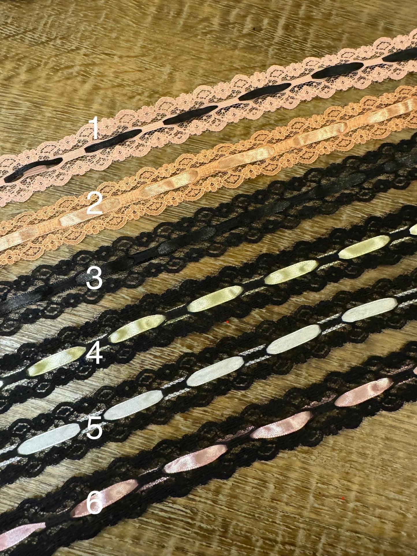 Ribbon Slot Lace Trim, Fashion Lingerie Clothing, Vintage Style