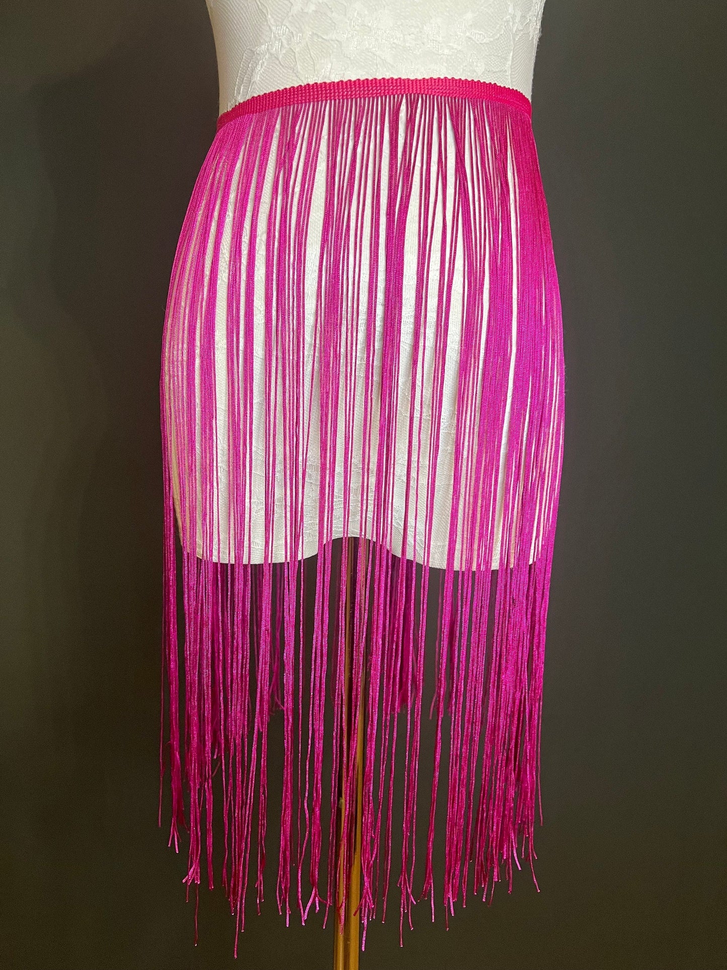 20” Long Fringe, Dress Fringe, Magenta Fringe, Long Fringe, Fringe trim, Costume, Dance, Skirts, Clothing, home decor, 17 colours