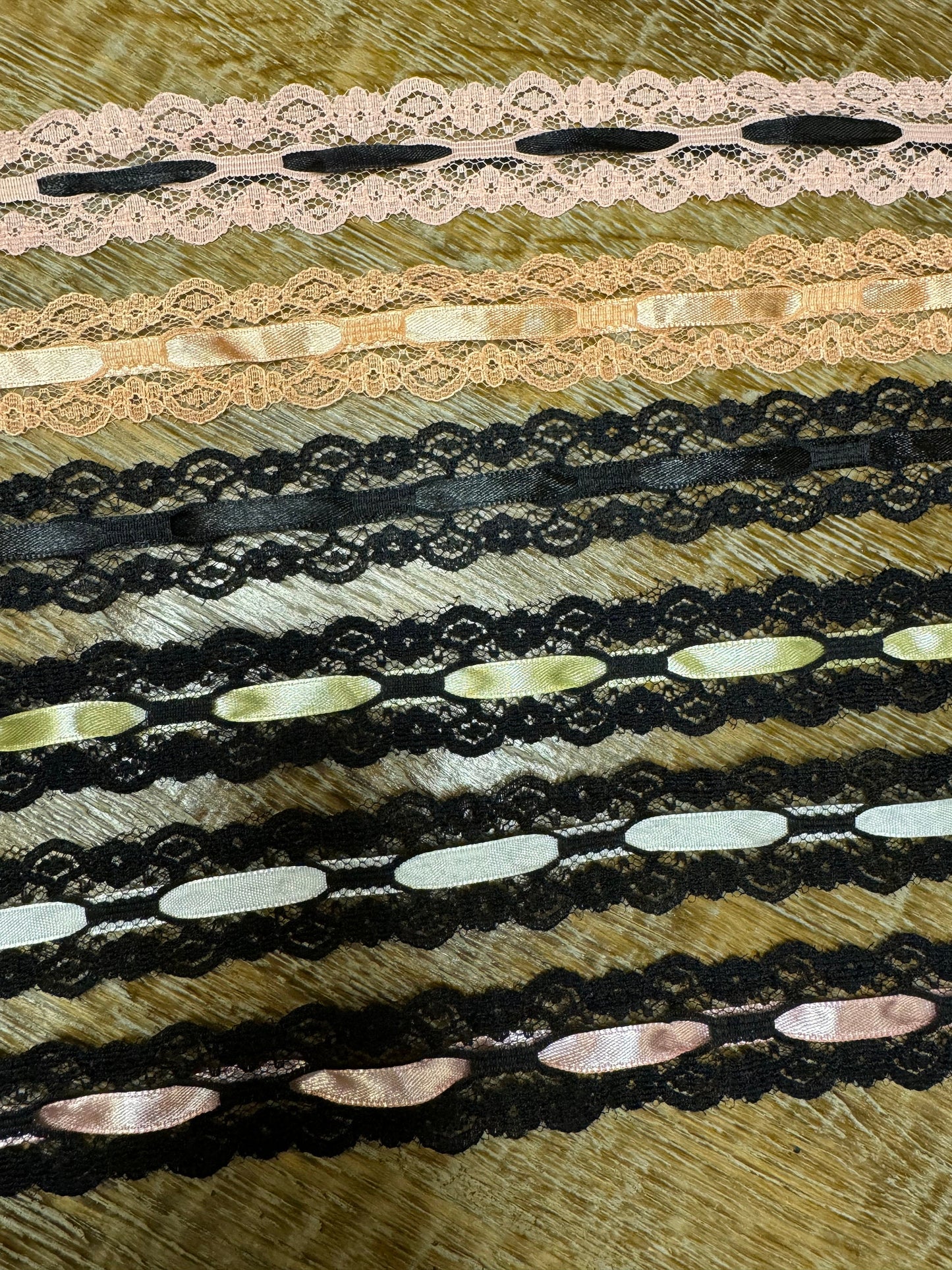 Ribbon Slot Lace Trim, Fashion Lingerie Clothing, Vintage Style