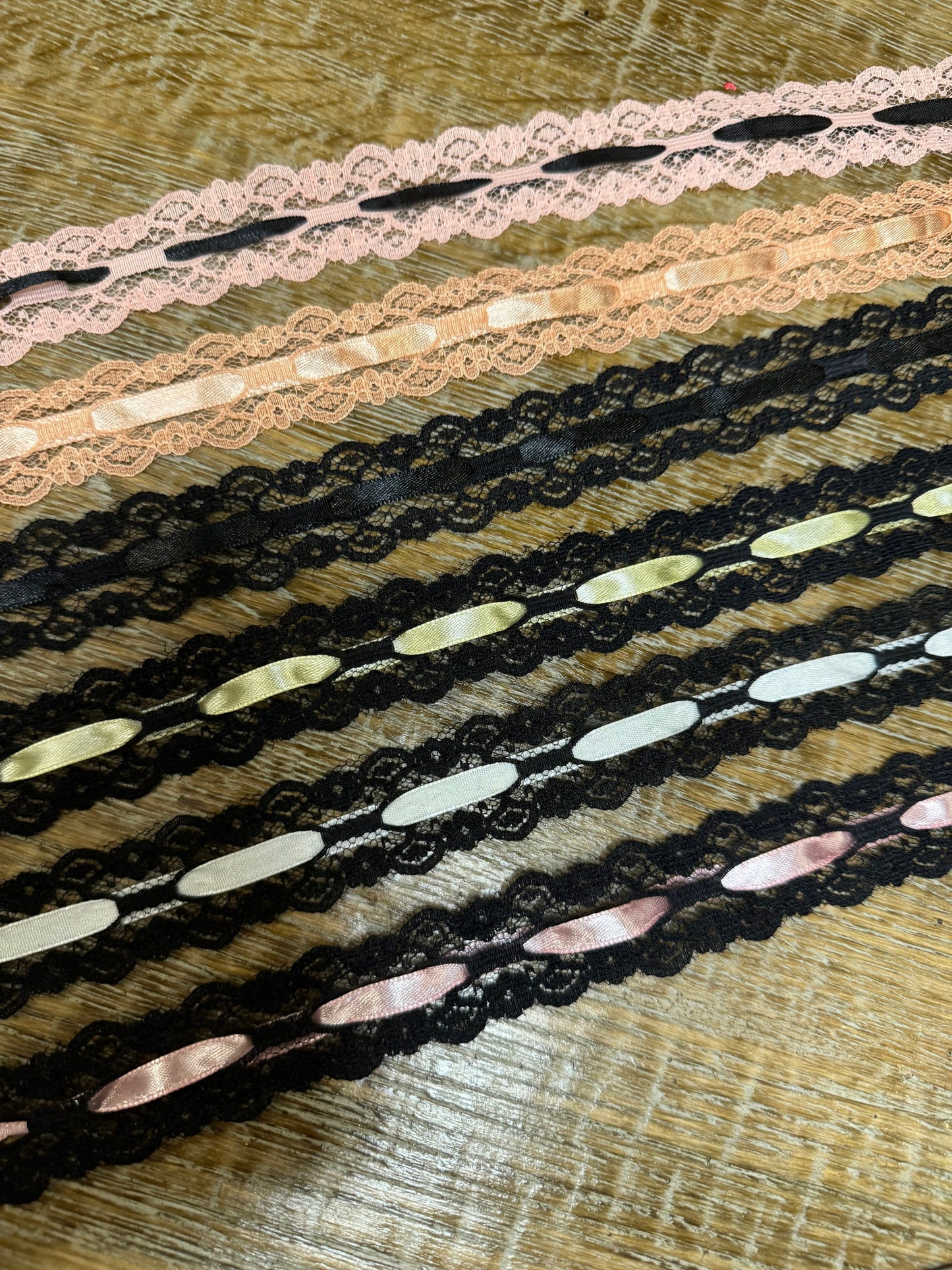 Ribbon Slot Lace Trim, Fashion Lingerie Clothing, Vintage Style