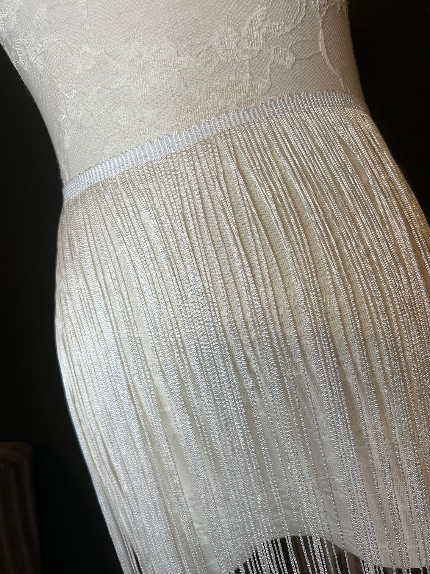 20” Long White Fringe Trim, 17 Colour Options