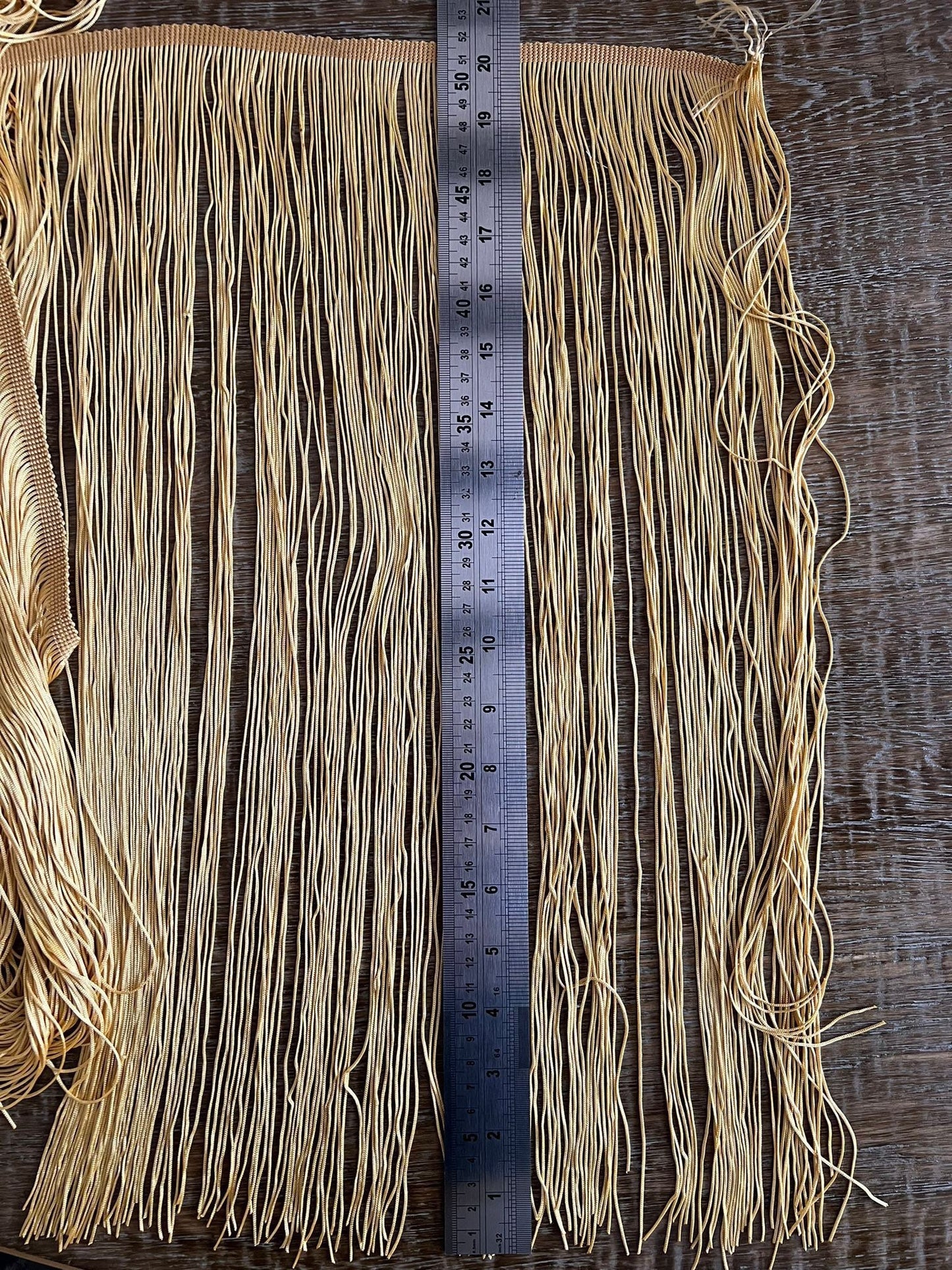 20" Baby Pink Fringe Trim, 17 Colour Options