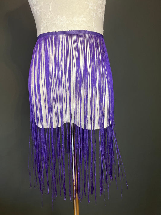 20” Long Purple Fringe Trim, 17 colours