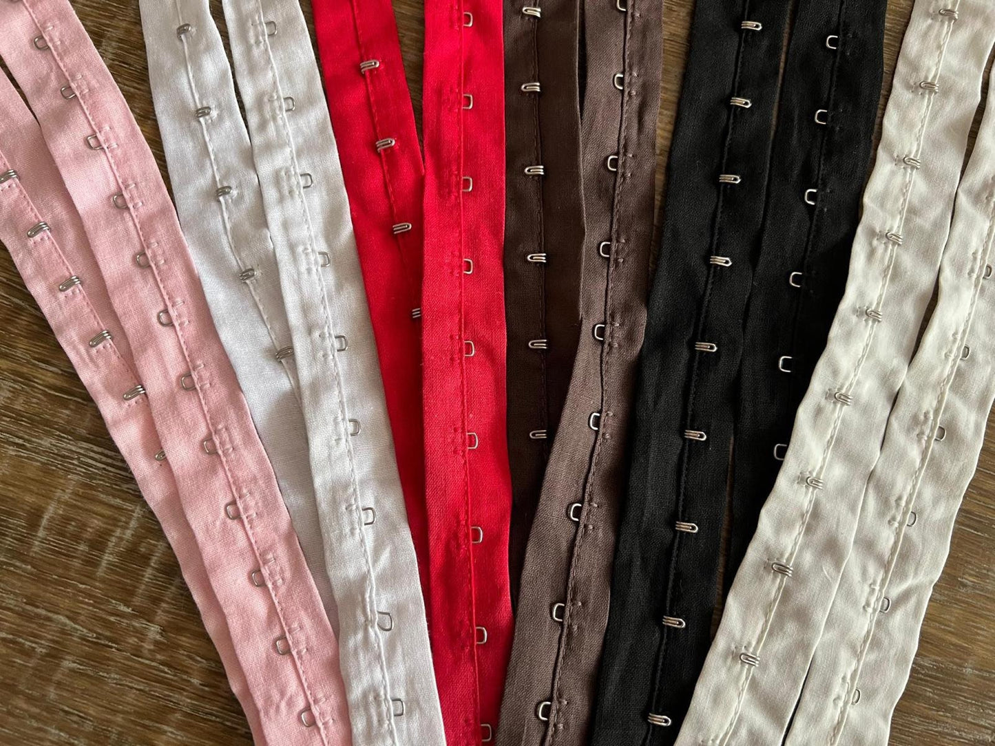 25mm Hook and Eye Tape, Lingerie and Corset Supplies