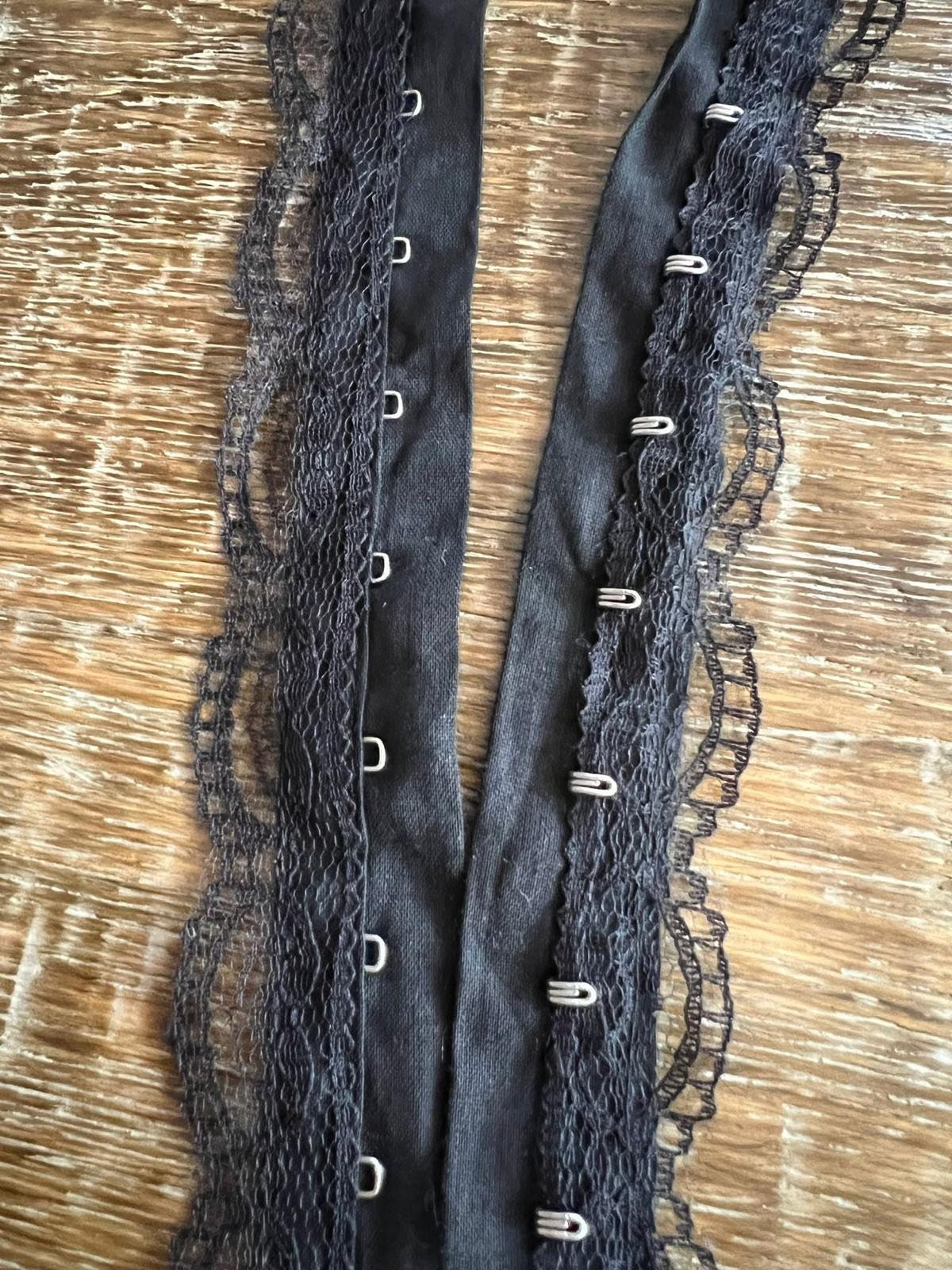 25mm Hook and Eye Tape, Lingerie and Corset Supplies