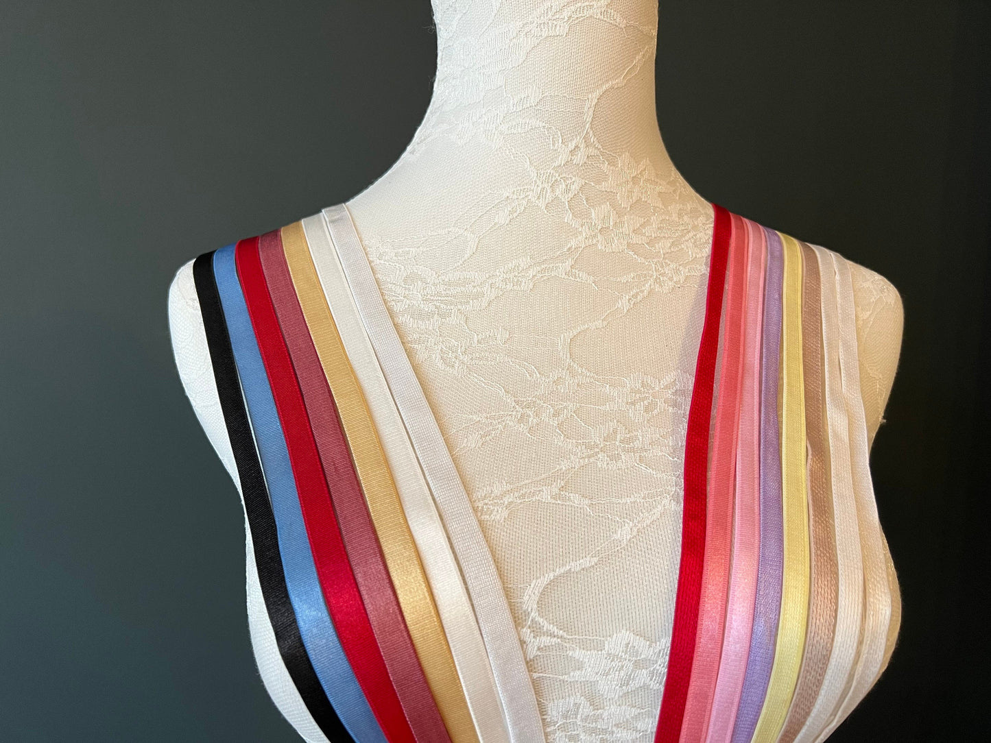 Bra Strap Elastic, 49 Colours, 6mm, 8mm, 10mm widths