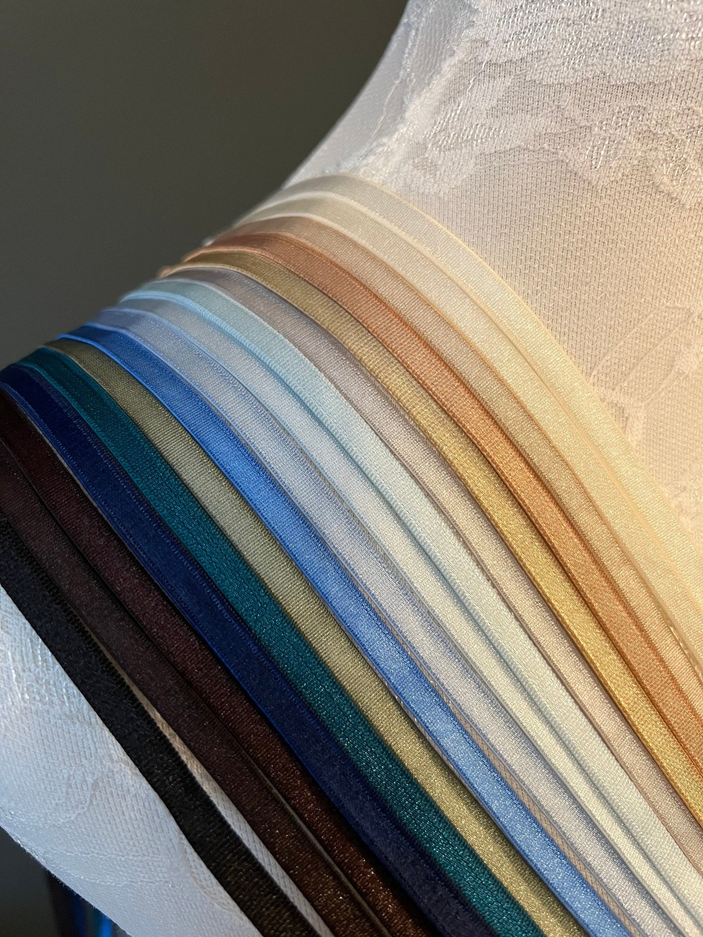 Bra Strap Elastic, 49 Colours, 6mm, 8mm, 10mm widths