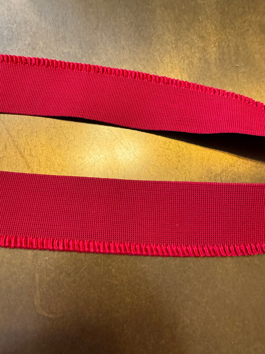 5cm Red Wide Plush Woven Elastic, Quality Elastic, Waistband, Belts, Fashion, Rich Red