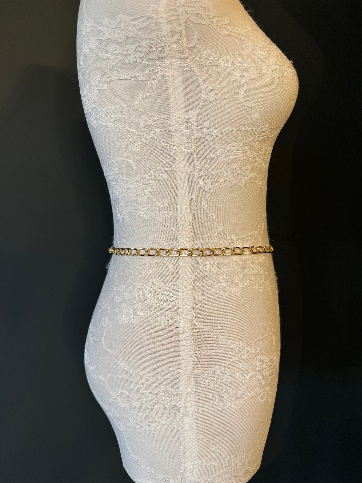 X-Long Belt, Metal Chain Belt, Silver, Gold Chain Belt, Belt, Swimwear, Dress Belt, Fashion Belt, Gift, Quality Belt, Costume Accessory