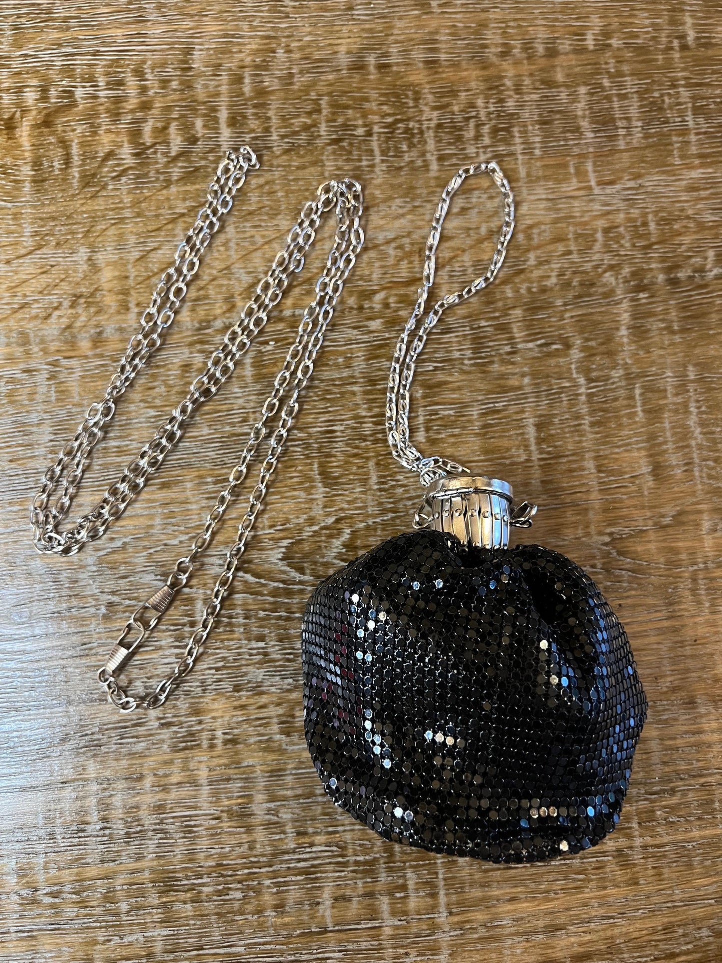 Black Chainmail Handbag, Quality Handbag, Chainmail, Fashionable Bag, Miniature Bag