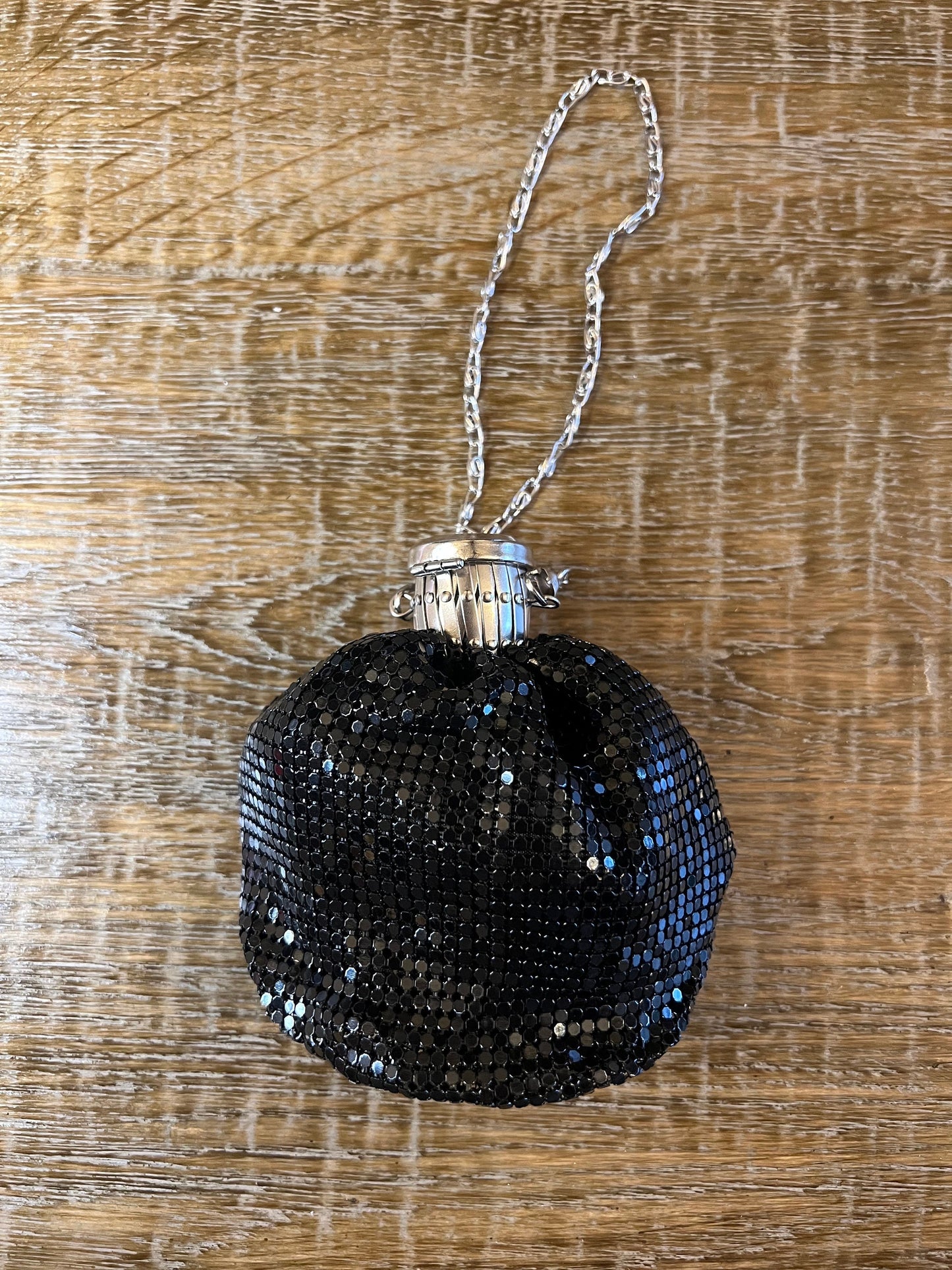 Black Chainmail Handbag, Quality Handbag, Chainmail, Fashionable Bag, Miniature Bag