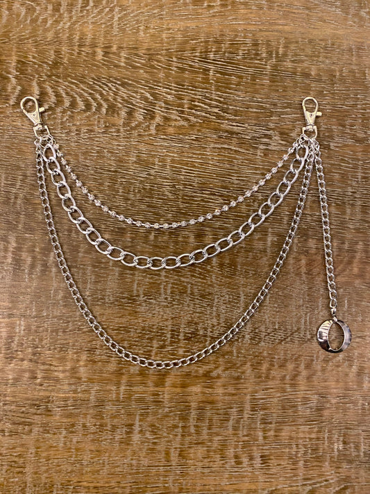 Jeans Chain, Rhinestone, Chain, Rock, Festival, Punk, Fashion, FAN Design Exclusive