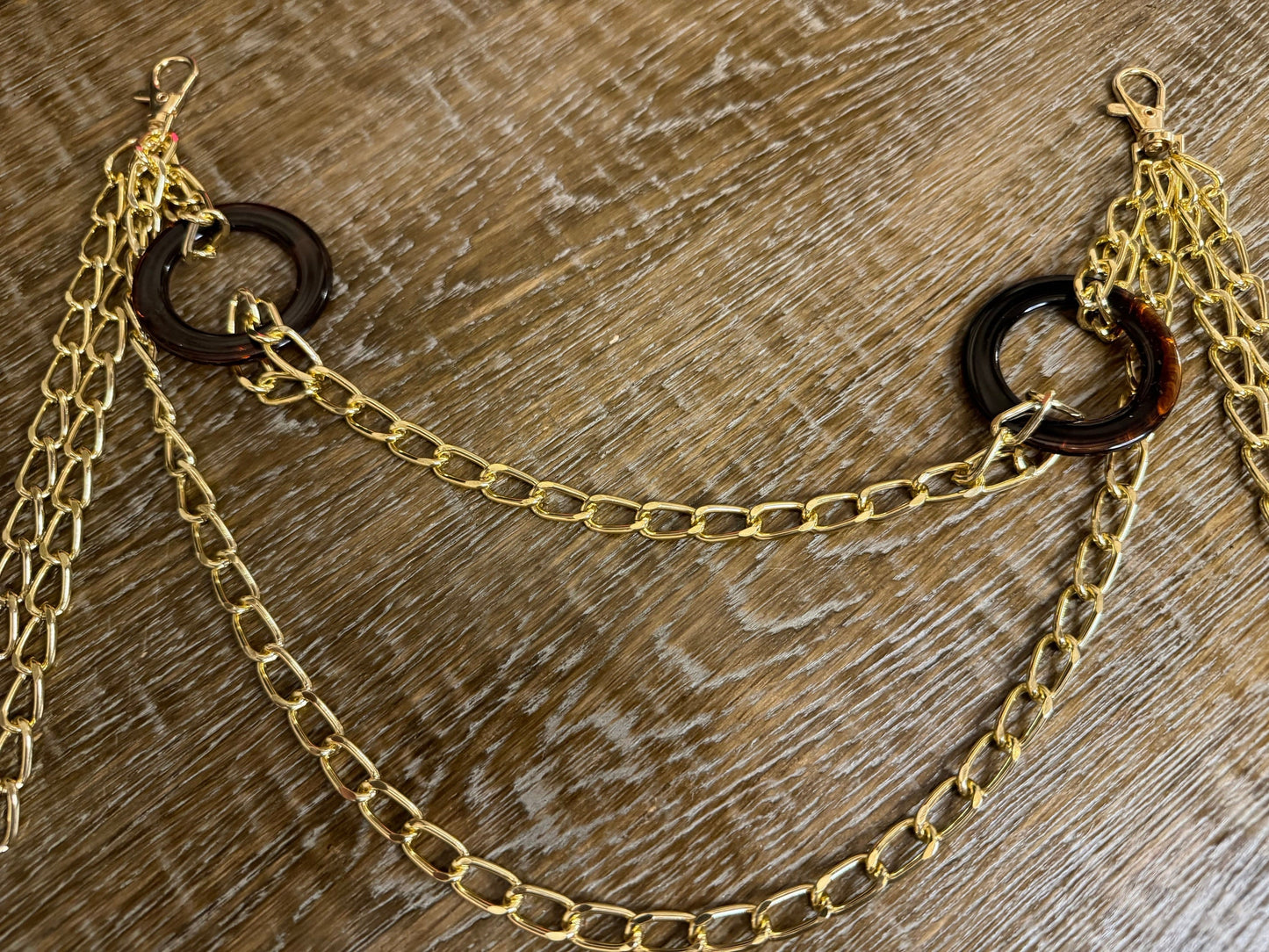 Jeans Chain, Layered Metal Chain, Punk, Rock, Fashion, Festival Gold, Silver Jean Chain, Bag Chain, Gift, Rings
