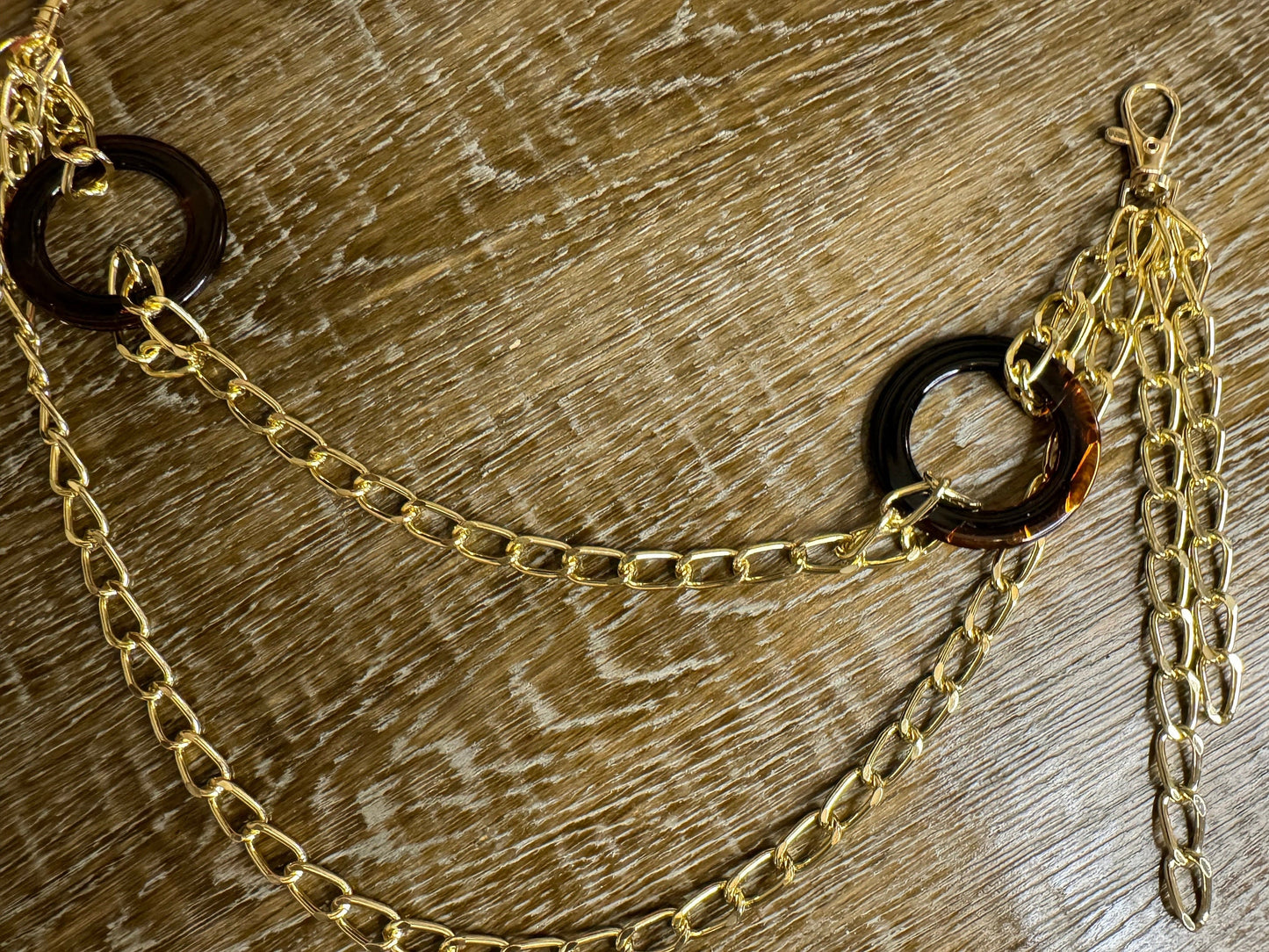 Jeans Chain, Layered Metal Chain, Punk, Rock, Fashion, Festival Gold, Silver Jean Chain, Bag Chain, Gift, Rings