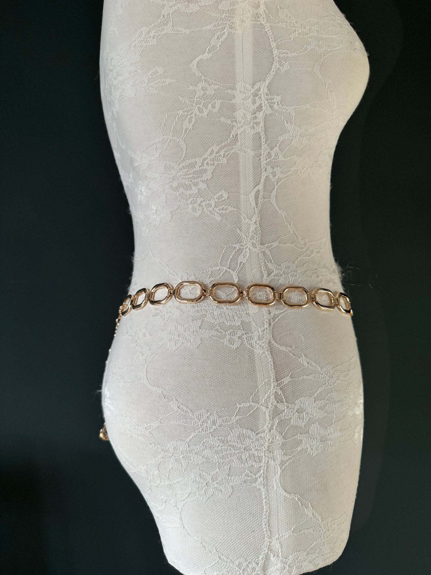 X-long Belt, Metal Ring Chain Belt, Silver, Gold, Statment Belt, Handmade, Fashion Belt, Accessory, Swimwear, Teen Sizes, XXXXL sizes, Gift