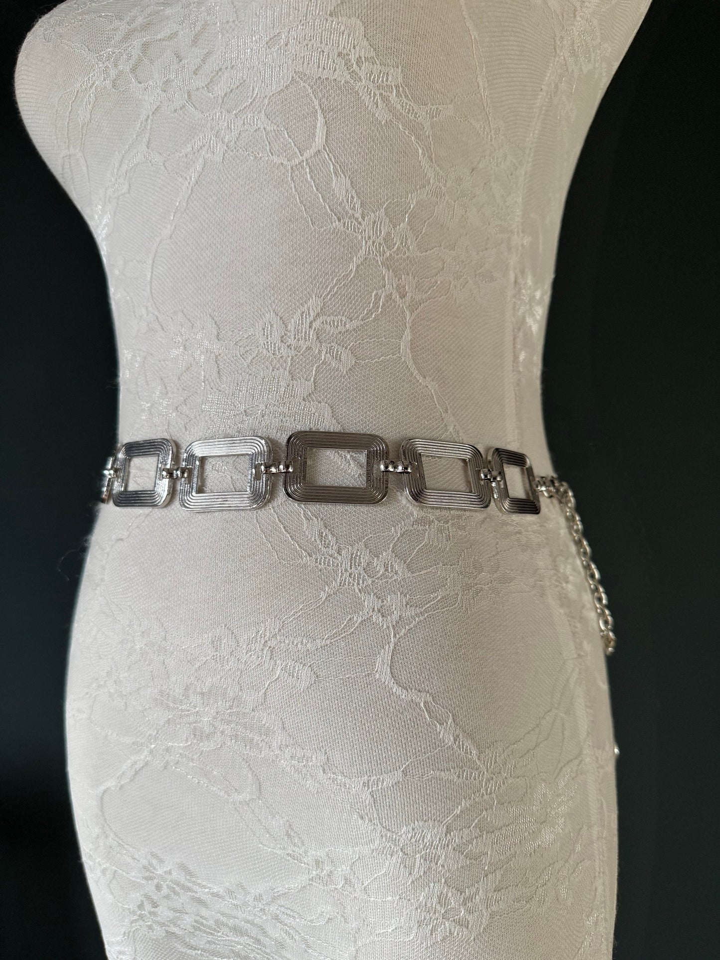 X-long Belt, Metal Ring Chain Belt, Silver, Gold, Statment Belt, Handmade, Fashion Belt, Accessory, Swimwear, Teen Sizes, XXXXL sizes, Gift