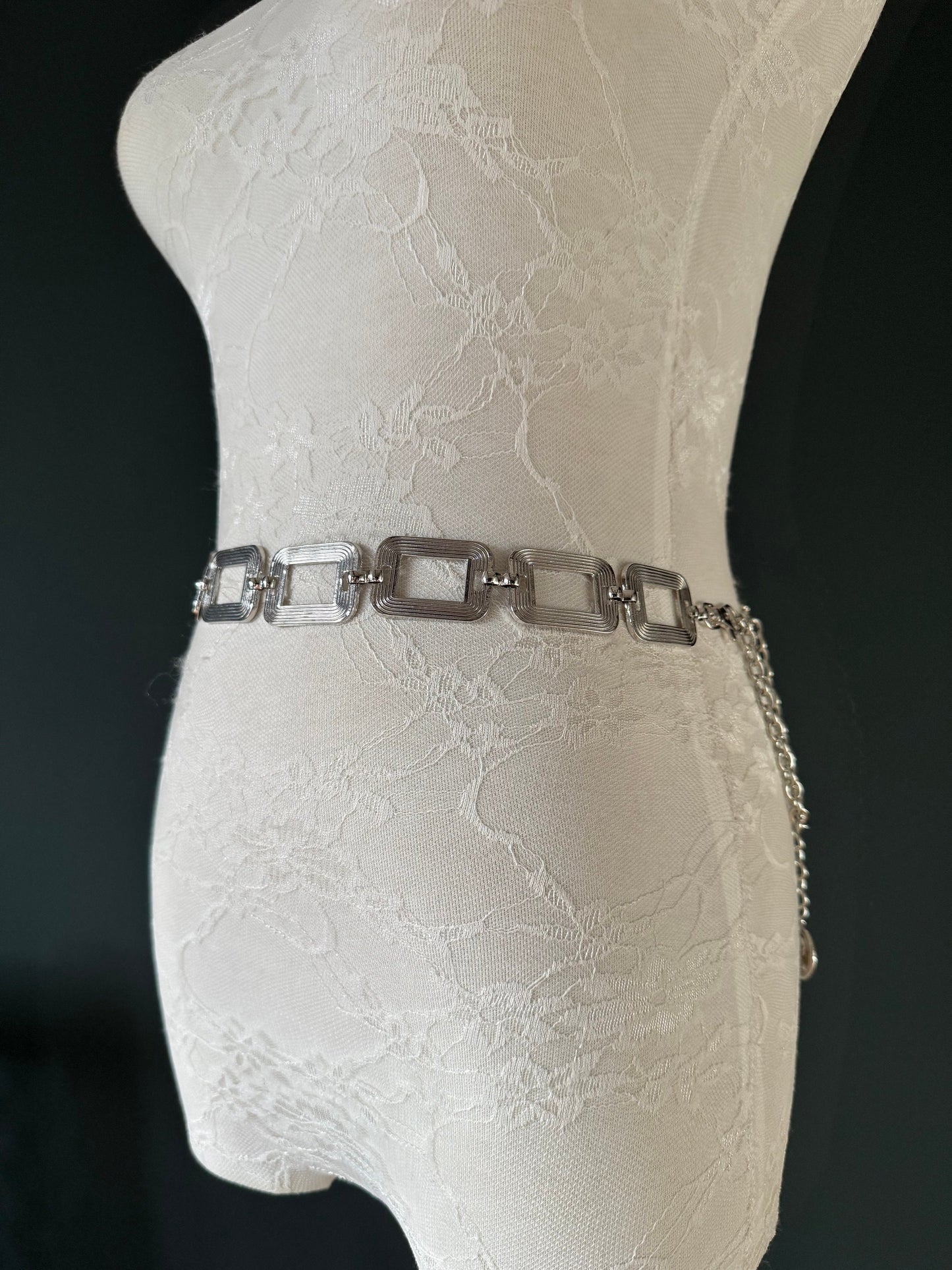 X-long Belt, Metal Ring Chain Belt, Silver, Gold, Statment Belt, Handmade, Fashion Belt, Accessory, Swimwear, Teen Sizes, XXXXL sizes, Gift