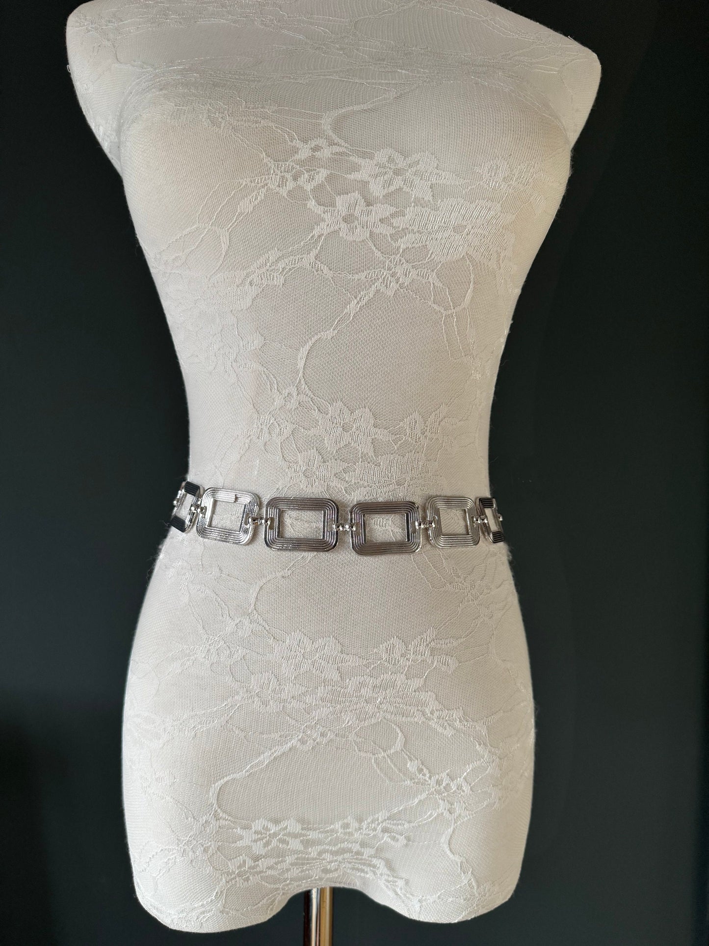 X-long Belt, Metal Ring Chain Belt, Silver, Gold, Statment Belt, Handmade, Fashion Belt, Accessory, Swimwear, Teen Sizes, XXXXL sizes, Gift