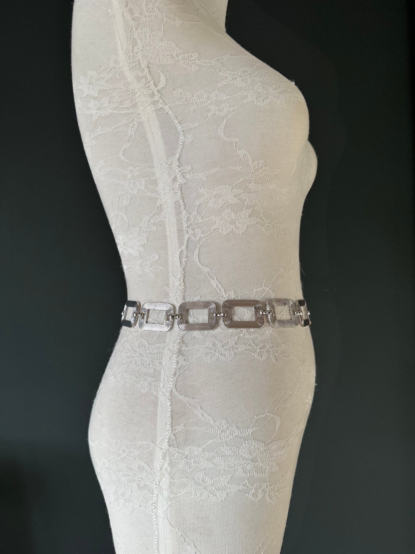 X-long Belt, Metal Ring Chain Belt, Silver, Gold, Statment Belt, Handmade, Fashion Belt, Accessory, Swimwear, Teen Sizes, XXXXL sizes, Gift