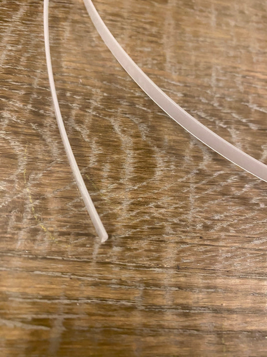 8mm wideBra Plastic Boning clear uncovered,boning for dresses,mask,corsets,lingerie,making,sewing,bra wire,channeling,tools,notion,underwear