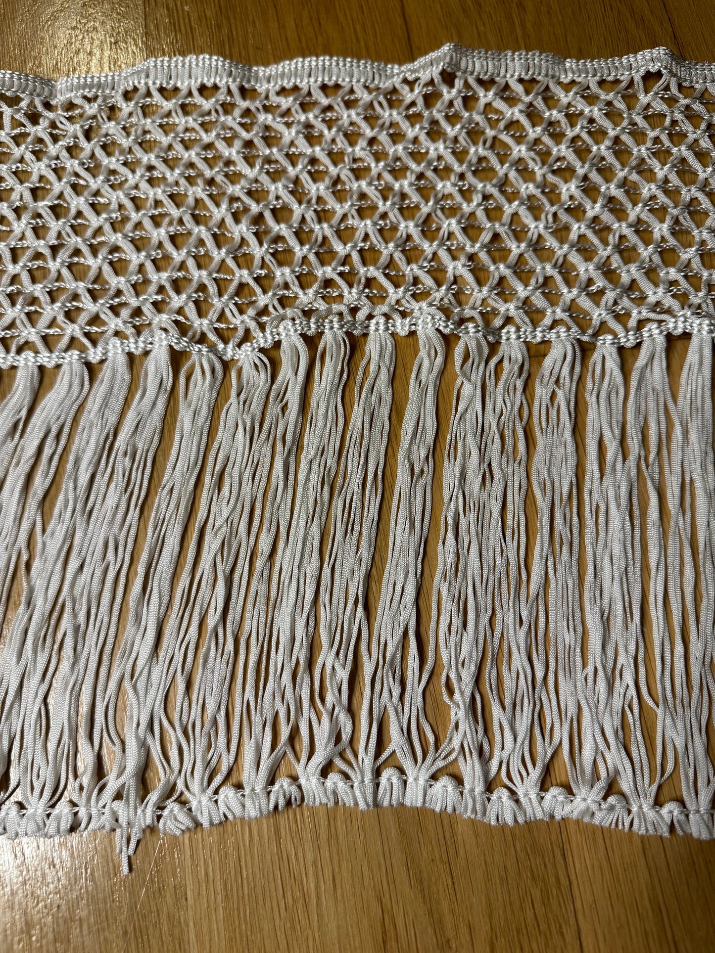 10” Long Fringe, Ivory, Black Fringe, High Quality Dense Fringe, Festival, Costume, Skirts, Tops, Dress, Lamps, Furnishings, Display Fringe