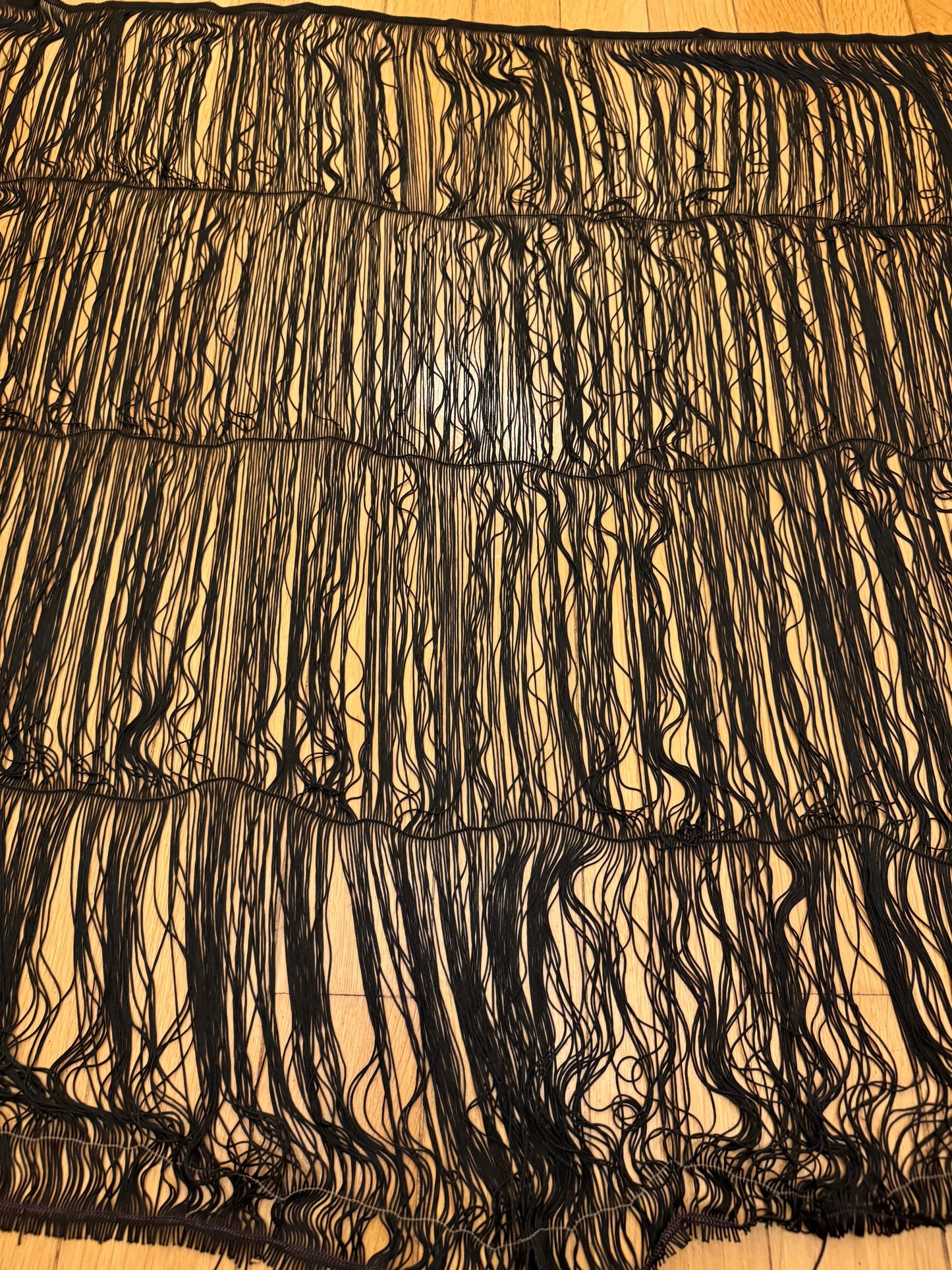 Black Dense Fringe, 41" Length