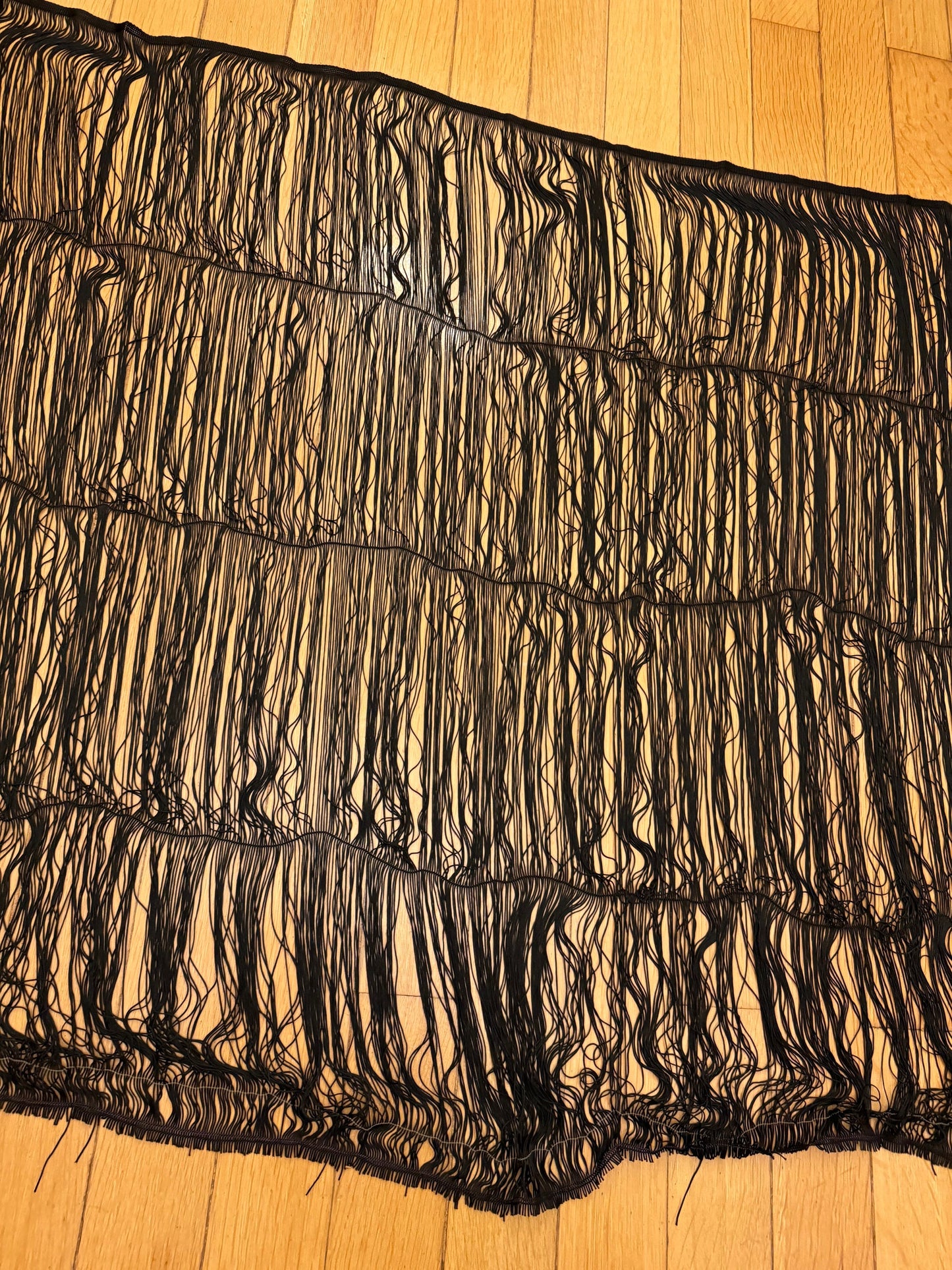 Black Dense Fringe, 41" Length