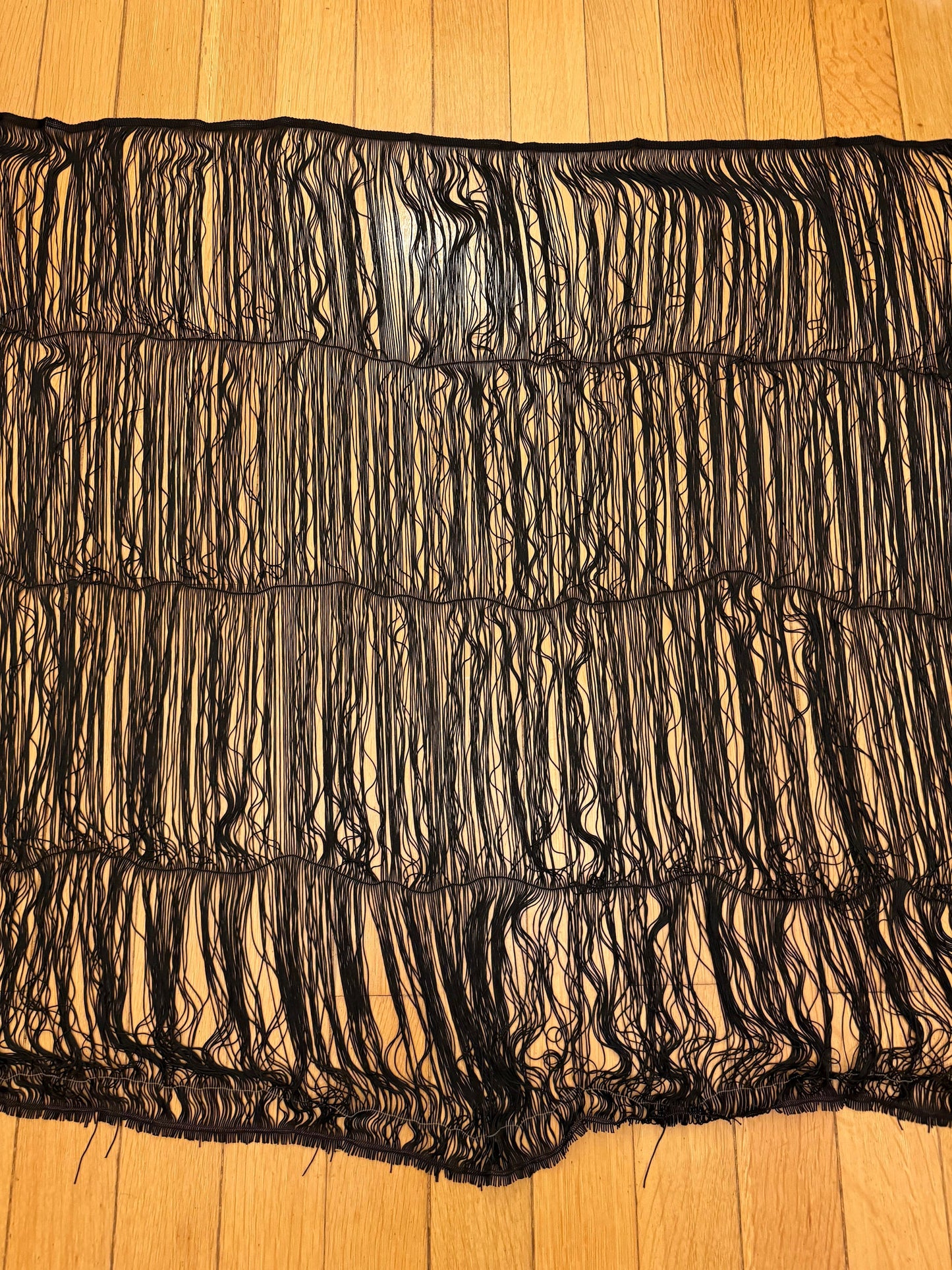 Black Dense Fringe, 41" Length