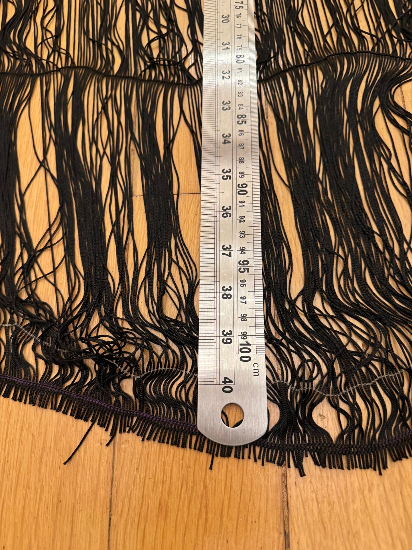 Black Dense Fringe, 41" Length