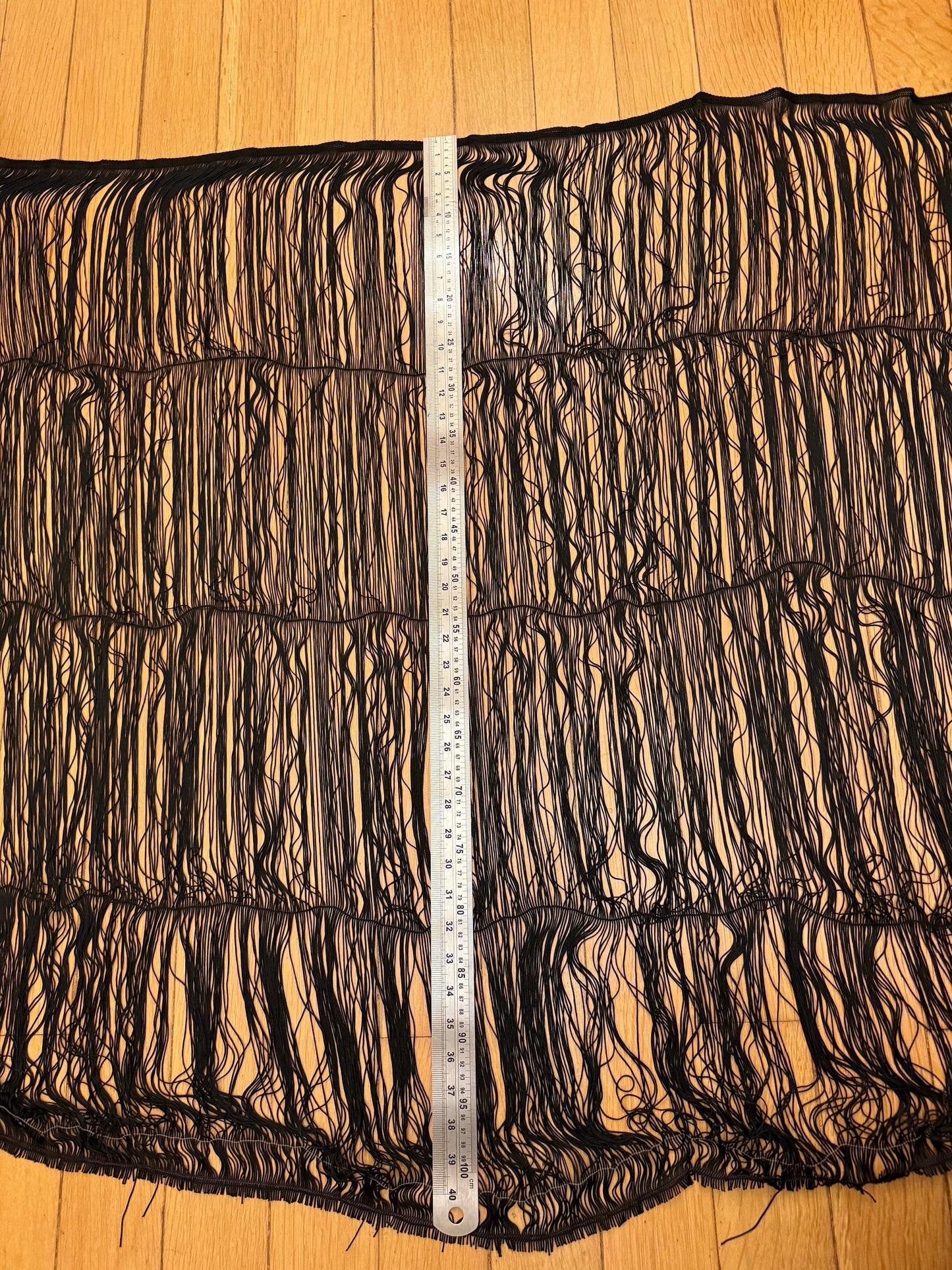 Black Dense Fringe, 41" Length