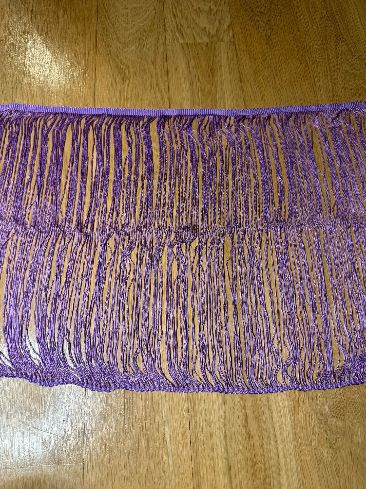 14" Lilac Dense Fringe, Costume, Skirt, Clothing Trim