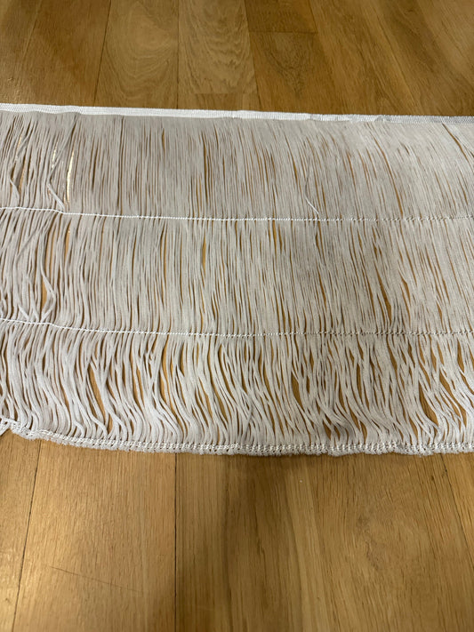 16” Long Fringe, White Fringe, High Quality Dense Fringe, Festival, Costume, Skirt, Tops, Dresses, Lamps, Furnishings, Display Fringe,