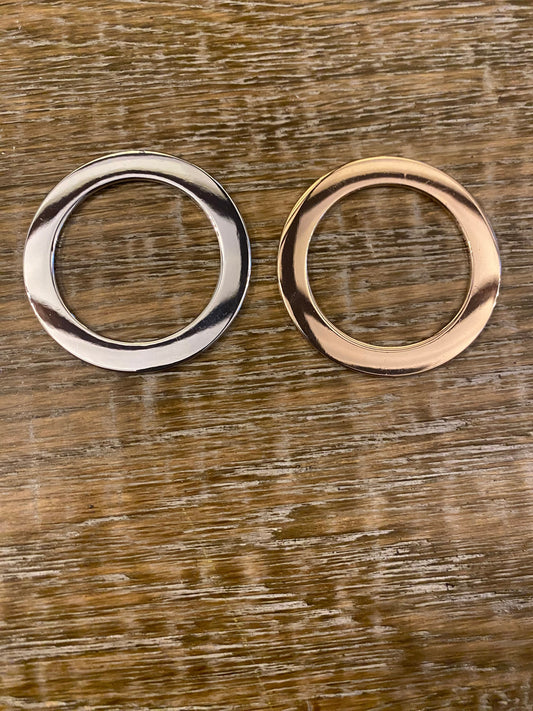 Metal Rings, Rose Gold, Silver, Flat Metal Rings, Solid Metal Rings, Alloy Material, Strong metallic, Bikini, Top, Bags Crafts,