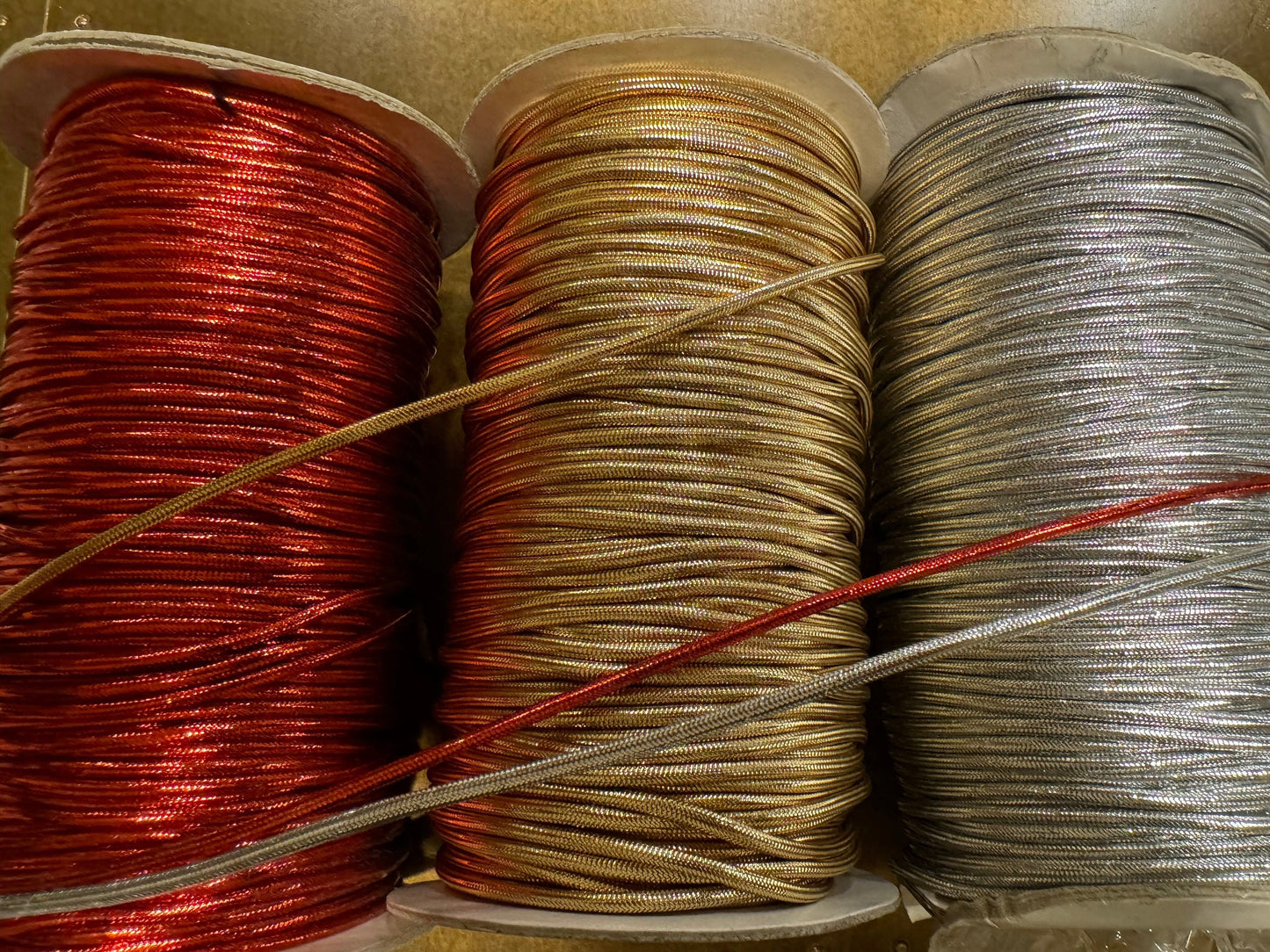 2mm Metallic Lurex Cord, Crafts, Swimwear, Clothing