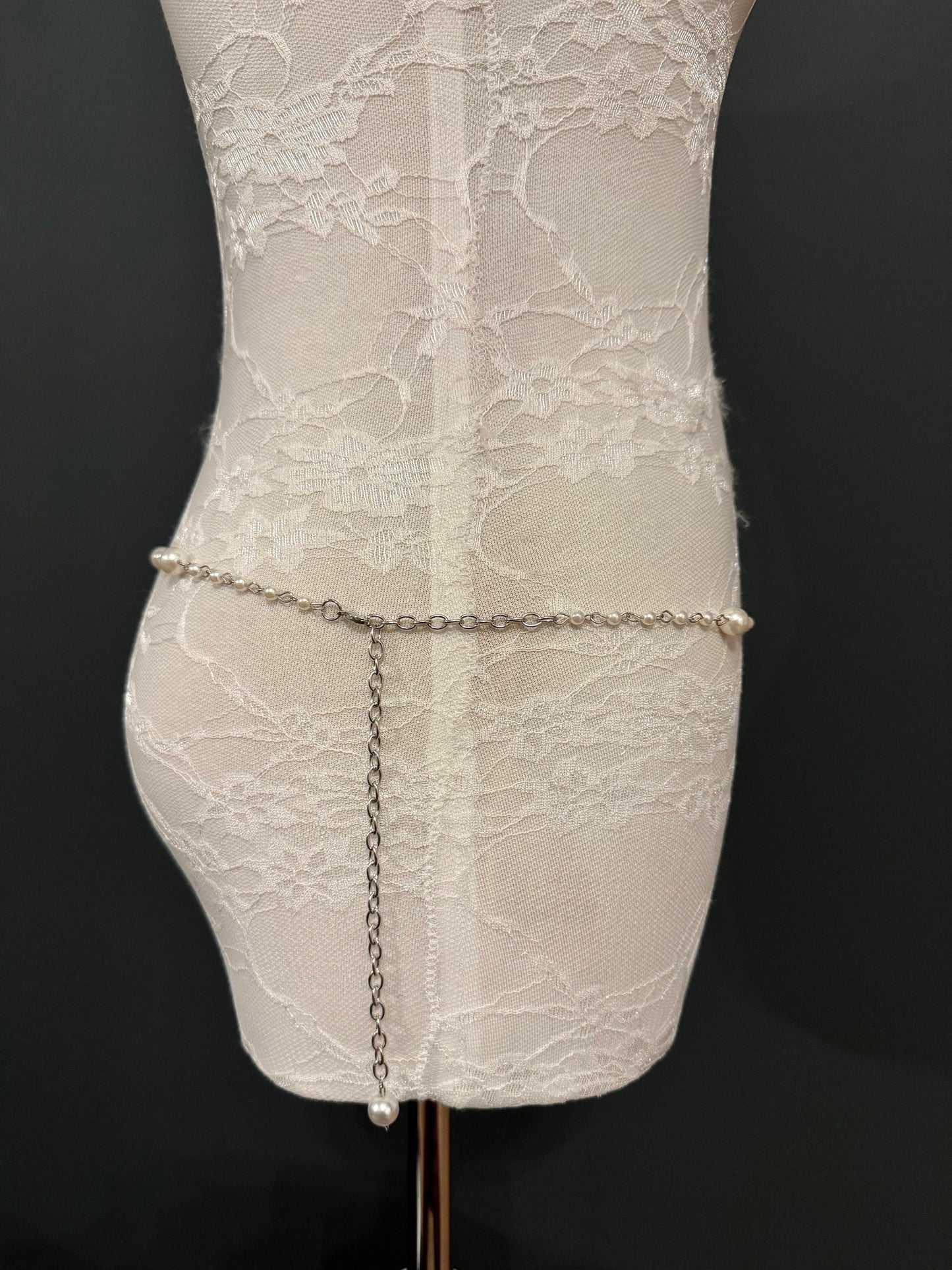 X-long Pearl Belt, Belt, Quality Pearls, Teen Sizes, Sizes 18”-60”, Fan Design, Fan Collection, Bridal, Prom, Swimwear ,Fashion Accessory