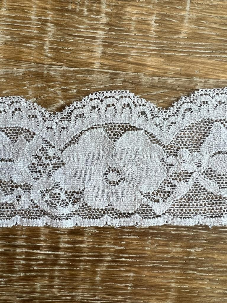 55mm Wide Lace, Stretch Lace, 10colours, Scallop Lace Trim