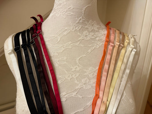 6mm Bra Straps, 6mm Elastic Bra Straps, Colours, Detachable, Sew On, Bra Strap, Lingerie, Underwear, Bra Replacement, Bra Elastic, Sewing