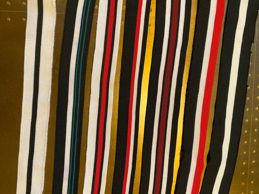 Rib Elastic, Stripe elastic, Quality Elastic Rib, 7 colours
