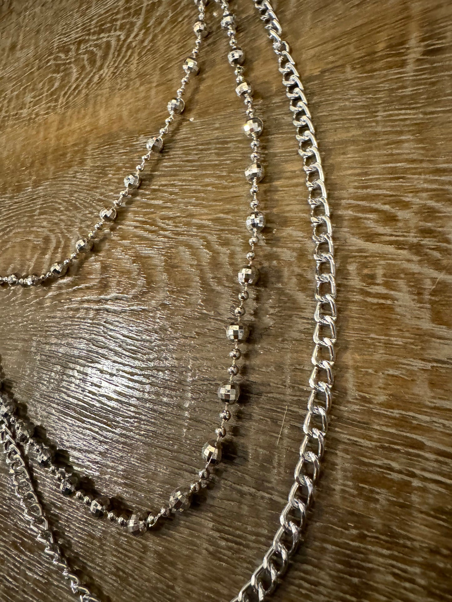 Layered Jeans Chains, Street Fashion, 3 size selection, Silver, Gold