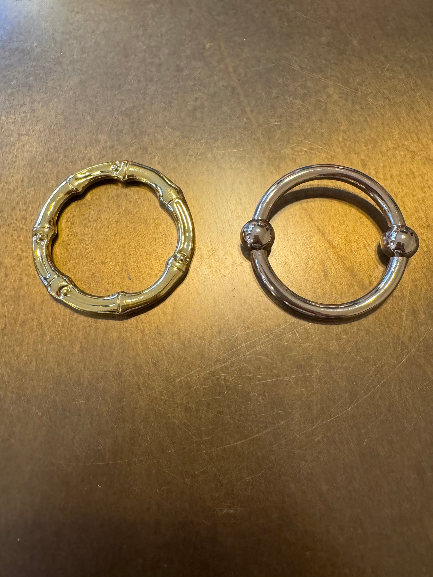 Gold Metal Rings, Couture Swimwear Buckle, Craft Supplies (5cm), Solid Metal Ring
