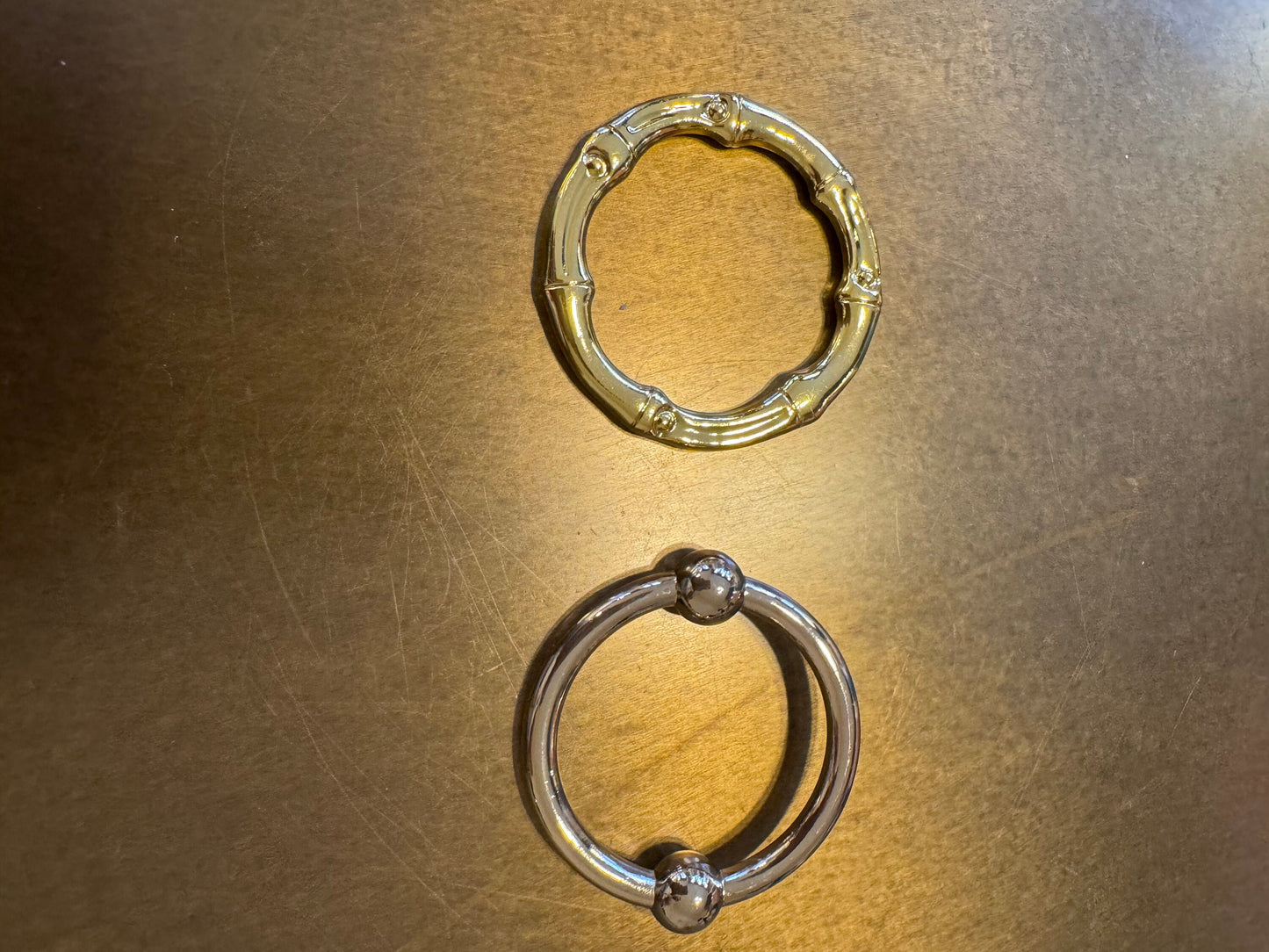Gold Metal Rings, Couture Swimwear Buckle, Craft Supplies (5cm), Solid Metal Ring