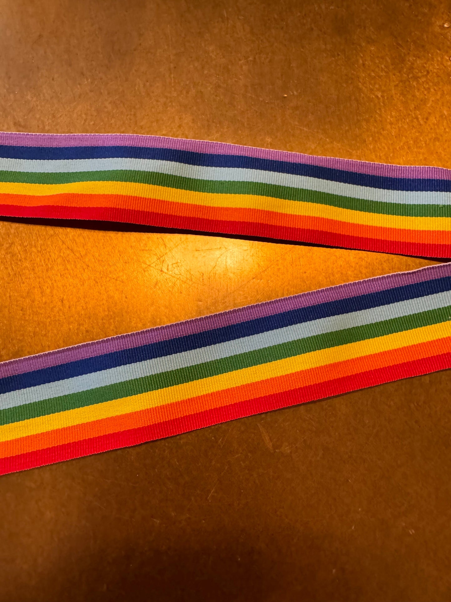 Rainbow Tape, 4cm Wide Stripe Tape, Sewing, Clothing, Craft, Decor, Belt