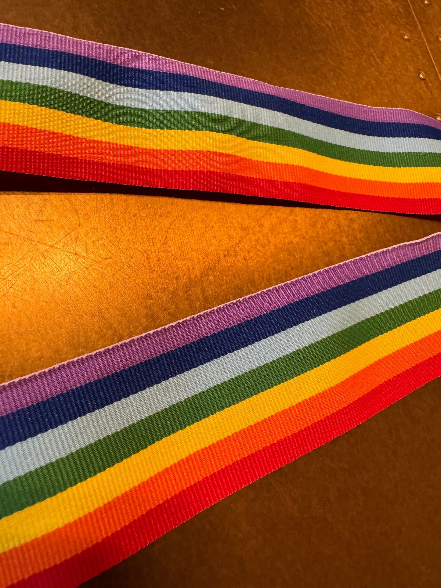 Rainbow Tape, 4cm Wide Stripe Tape, Sewing, Clothing, Craft, Decor, Belt